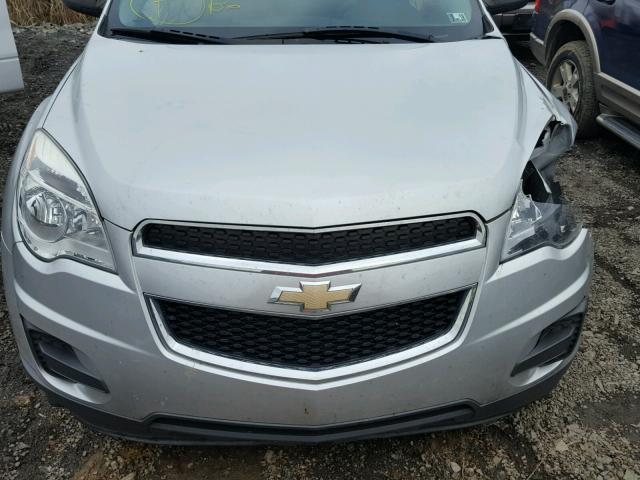 2GNALBEK6D1267680 - 2013 CHEVROLET EQUINOX LS SILVER photo 7