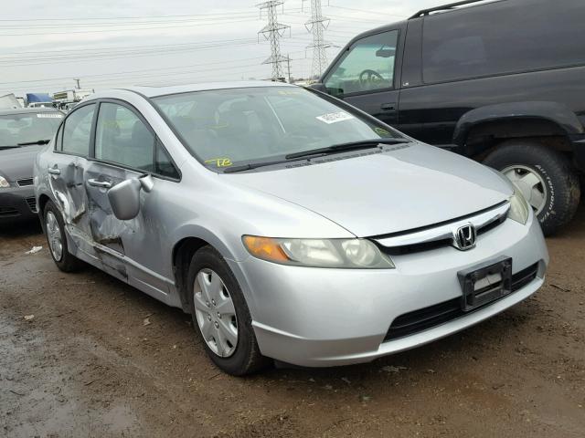 1HGFA16896L022324 - 2006 HONDA CIVIC EX SILVER photo 1