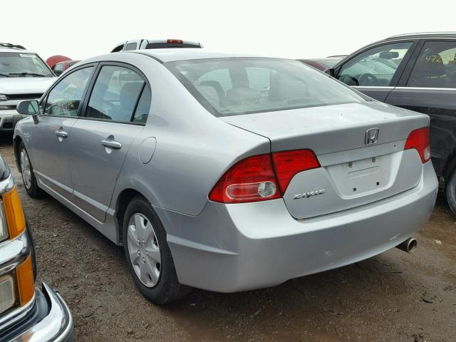 1HGFA16896L022324 - 2006 HONDA CIVIC EX SILVER photo 3