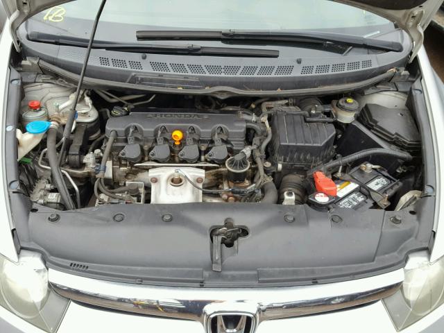 1HGFA16896L022324 - 2006 HONDA CIVIC EX SILVER photo 7