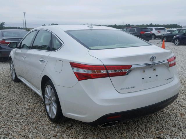 4T1BK1EB8DU047130 - 2013 TOYOTA AVALON BAS WHITE photo 3
