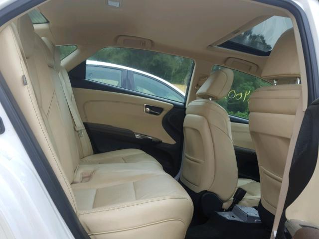 4T1BK1EB8DU047130 - 2013 TOYOTA AVALON BAS WHITE photo 6