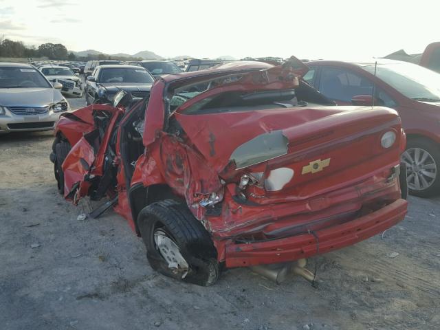 1G1JC52F447339392 - 2004 CHEVROLET CAVALIER RED photo 3