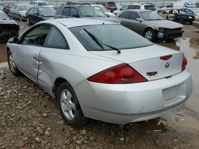 1ZWFT603025601423 - 2002 MERCURY COUGAR I4 SILVER photo 3