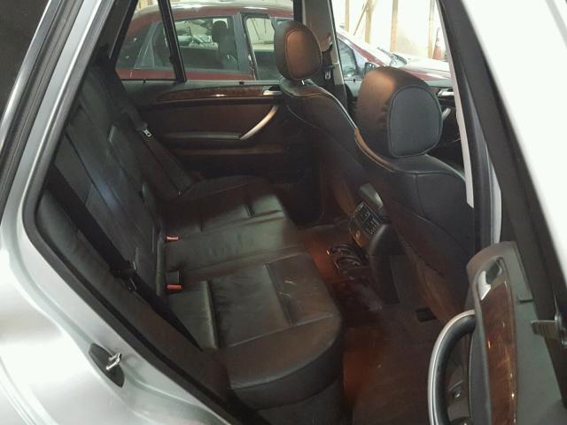 5UXFA53543LV92015 - 2003 BMW X5 3.0I GRAY photo 6