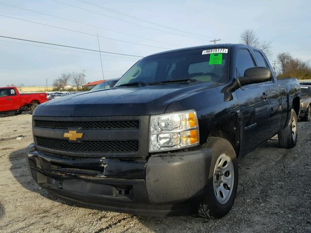 1GCRCPEA7CZ217327 - 2012 CHEVROLET SILVERADO BLACK photo 2