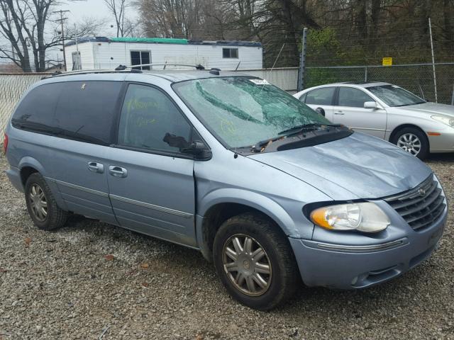 2C8GP64L85R471052 - 2005 CHRYSLER TOWN & COU BLUE photo 1
