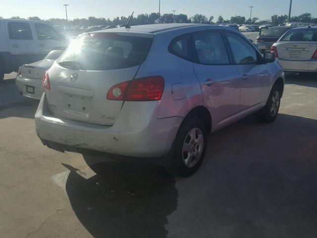 JN8AS58V18W142740 - 2008 NISSAN ROGUE S SILVER photo 4