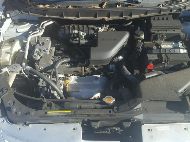 JN8AS58V18W142740 - 2008 NISSAN ROGUE S SILVER photo 7