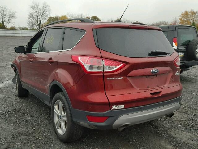 1FMCU0GX7EUE21682 - 2014 FORD ESCAPE SE ORANGE photo 3