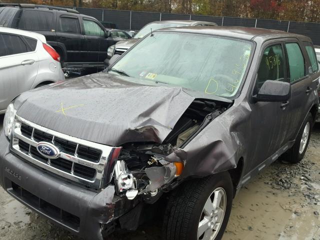 1FMCU9C79CKC69813 - 2012 FORD ESCAPE XLS GRAY photo 2