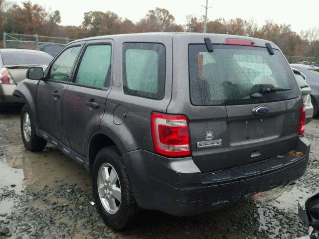 1FMCU9C79CKC69813 - 2012 FORD ESCAPE XLS GRAY photo 3