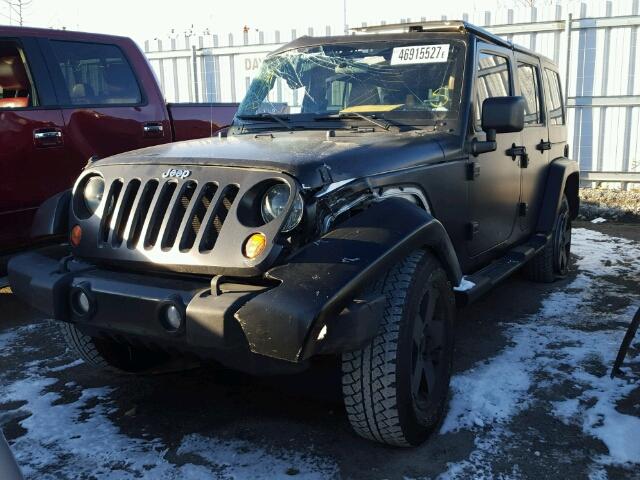 1J4BA5H12BL569573 - 2011 JEEP WRANGLER U BLACK photo 2