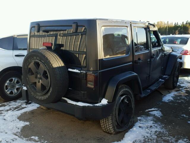 1J4BA5H12BL569573 - 2011 JEEP WRANGLER U BLACK photo 4