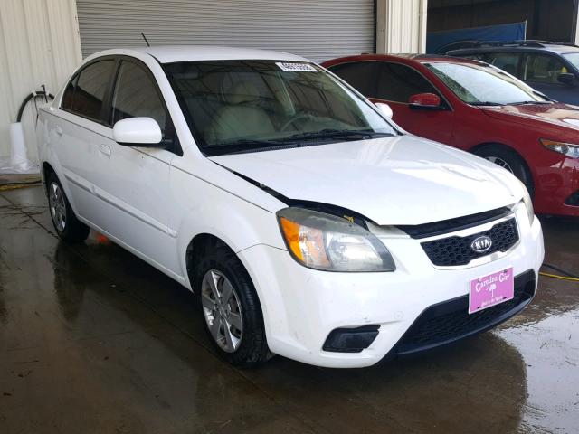 KNADH4A34B6738259 - 2011 KIA RIO BASE WHITE photo 1