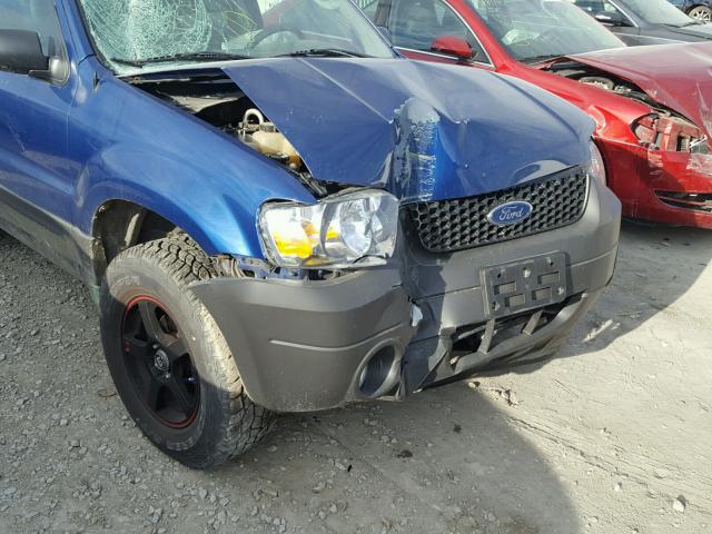 1FMYU03187KB26399 - 2007 FORD ESCAPE XLT BLUE photo 10