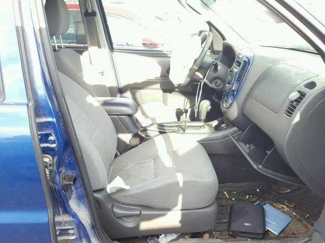 1FMYU03187KB26399 - 2007 FORD ESCAPE XLT BLUE photo 5