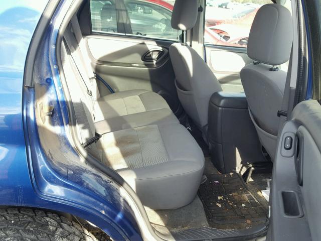 1FMYU03187KB26399 - 2007 FORD ESCAPE XLT BLUE photo 6