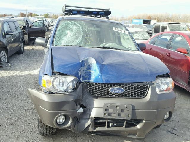 1FMYU03187KB26399 - 2007 FORD ESCAPE XLT BLUE photo 7