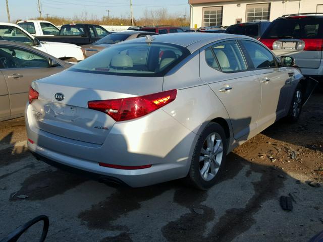 5XXGN4A70CG003373 - 2012 KIA OPTIMA EX SILVER photo 4