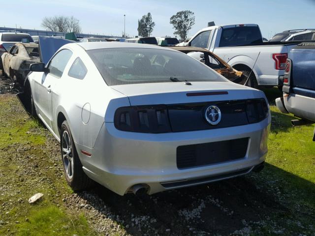 1ZVBP8AM8E5302504 - 2014 FORD MUSTANG SILVER photo 3