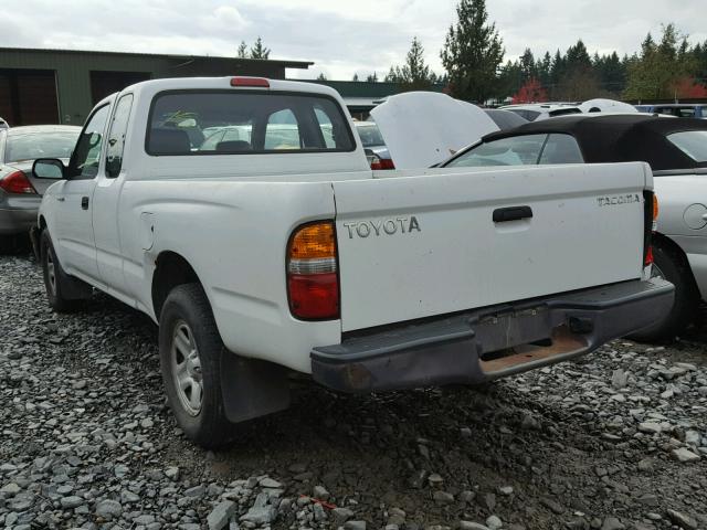 5TEVL52N23Z239685 - 2003 TOYOTA TACOMA XTR WHITE photo 3