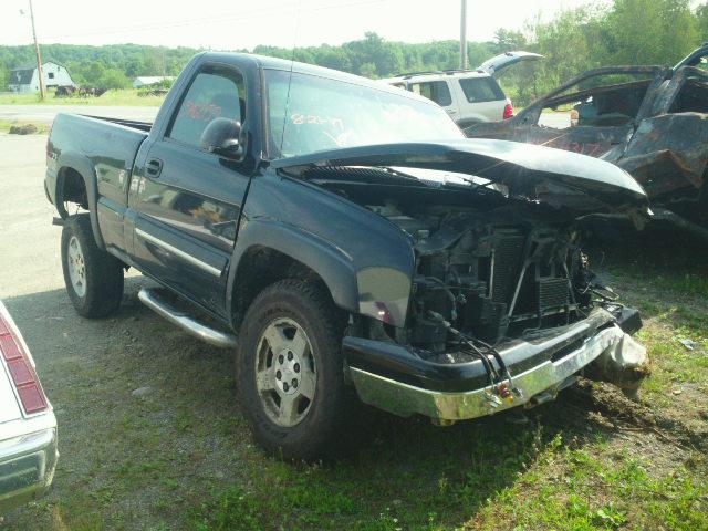 1GCEK14T16Z137334 - 2006 CHEVROLET SILVERADO BLACK photo 1