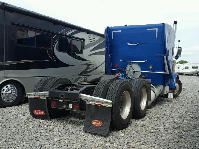 1XPFDB9X6YD490893 - 2000 PETERBILT 378 BLUE photo 4