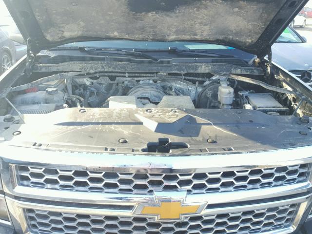 3GCPCREH5FG322047 - 2015 CHEVROLET SILVERADO BLACK photo 7