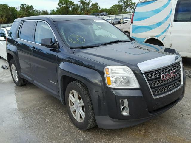 2GKFLVEK0E6312475 - 2014 GMC TERRAIN SL GRAY photo 1