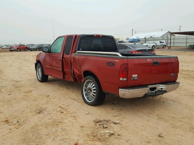 1FTRX17WX2NA86751 - 2002 FORD F150 RED photo 3