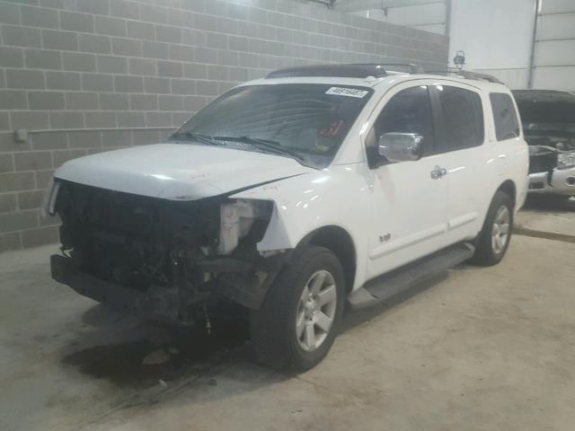 5N1AA08BX6N737253 - 2006 NISSAN ARMADA SE WHITE photo 2