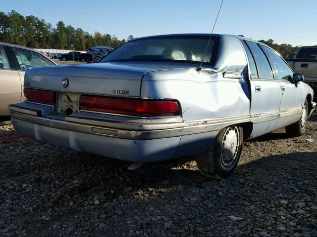 1G4BN5371PR417029 - 1993 BUICK ROADMASTER BLUE photo 4