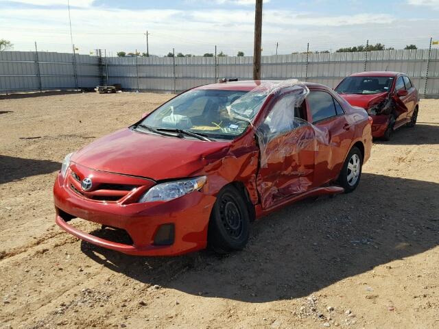 JTDBU4EE6DJ117235 - 2013 TOYOTA COROLLA BA RED photo 2