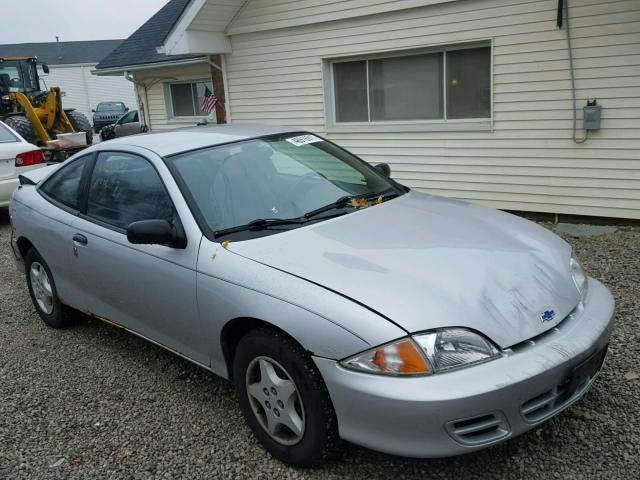 1G1JC124917176290 - 2001 CHEVROLET CAVALIER SILVER photo 1