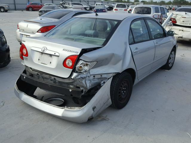 1NXBR32E45Z361364 - 2005 TOYOTA COROLLA CE SILVER photo 4