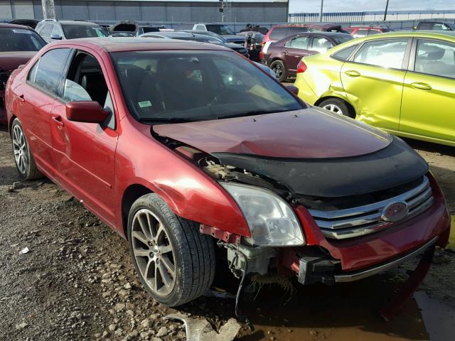 3FAHP07148R118373 - 2008 FORD FUSION SE MAROON photo 1