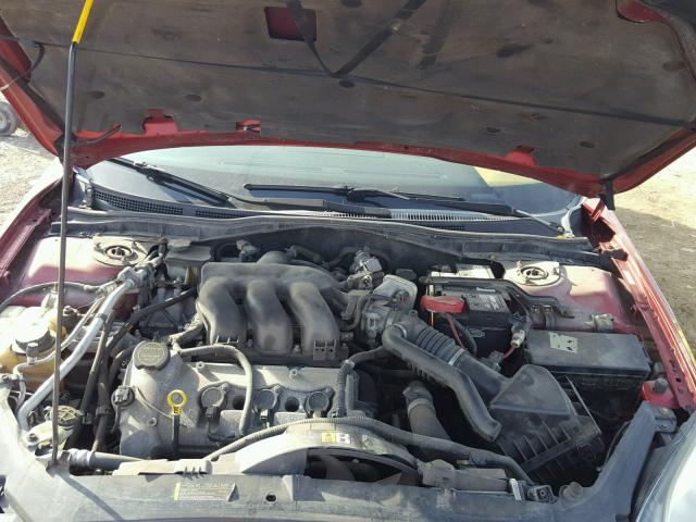 3FAHP07148R118373 - 2008 FORD FUSION SE MAROON photo 7