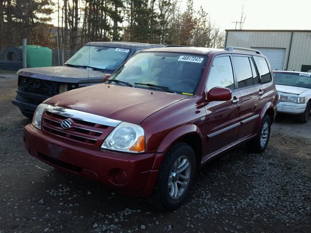 JS3TX92VX44103819 - 2004 SUZUKI XL7 EX BURGUNDY photo 2