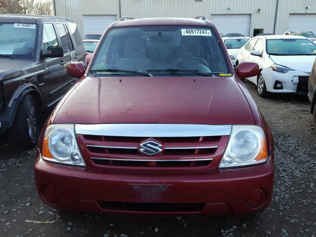 JS3TX92VX44103819 - 2004 SUZUKI XL7 EX BURGUNDY photo 9