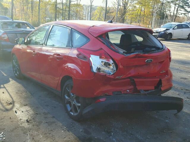 1FADP3K27DL247989 - 2013 FORD FOCUS SE RED photo 3