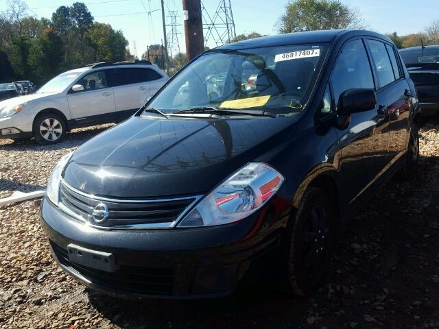 3N1BC1CP9BL413767 - 2011 NISSAN VERSA S BLACK photo 2