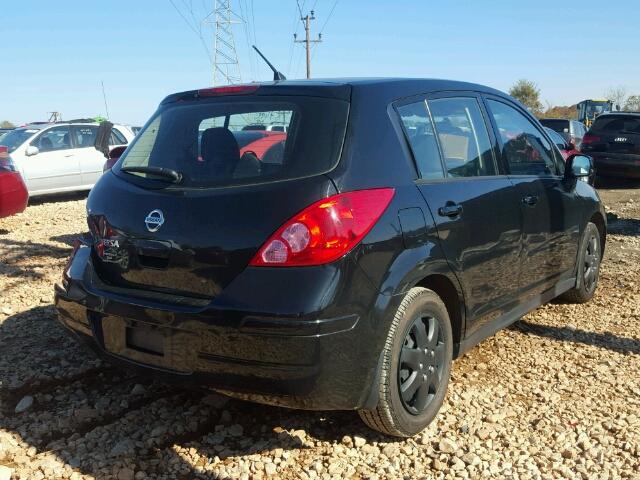 3N1BC1CP9BL413767 - 2011 NISSAN VERSA S BLACK photo 4