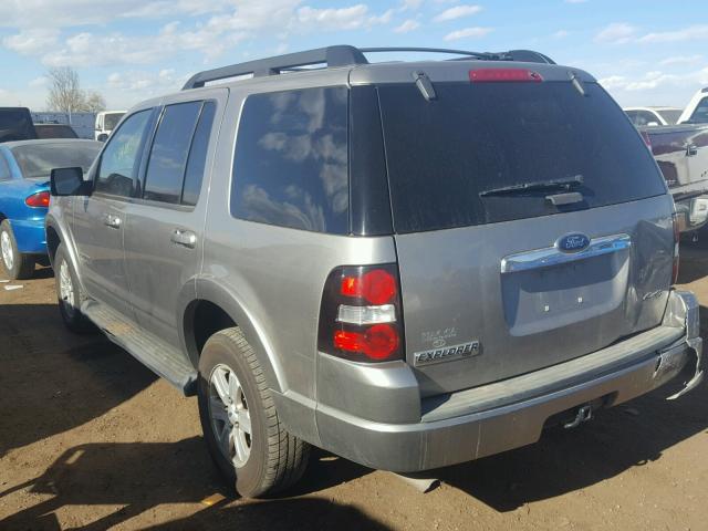 1FMEU73EX8UA80451 - 2008 FORD EXPLORER X GRAY photo 3