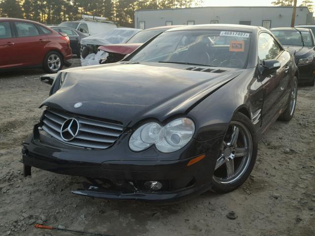 WDBSK75F34F076189 - 2004 MERCEDES-BENZ SL 500 BLACK photo 2