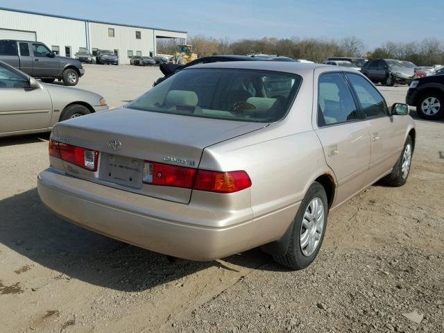 4T1BG22K71U092437 - 2001 TOYOTA CAMRY CE GOLD photo 4