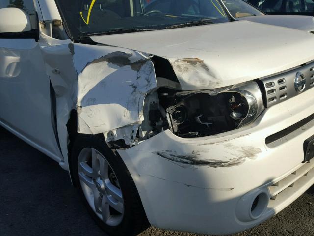 JN8AZ2KR8CT252409 - 2012 NISSAN CUBE BASE WHITE photo 9