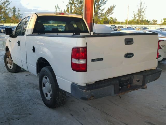 1FTRF12275NA99176 - 2005 FORD F150 WHITE photo 3