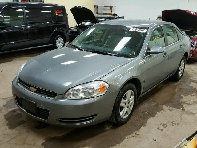 2G1WB58K281362945 - 2008 CHEVROLET IMPALA LS GRAY photo 2