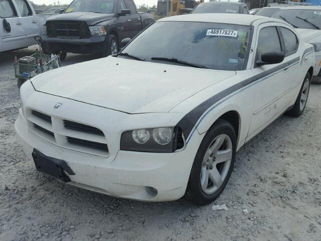 2B3LA43V99H542099 - 2009 DODGE CHARGER WHITE photo 2